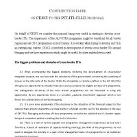 Contribution paper of CESCI to PIT-ITI-CLLD proposal