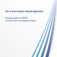 For a more place-based approach. Position paper of CESCI on the Future of Cohesion Policy.
