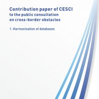 Contribution paper of CESCI to the public consultation on cross-border obstacles - 1. Harmonisation of databases