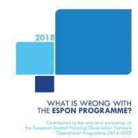 What is wrong with the ESPON programme? Contribution to the mid-term evaluation of the European Spatial Planning Observation Network Operational Programme 2014-2020