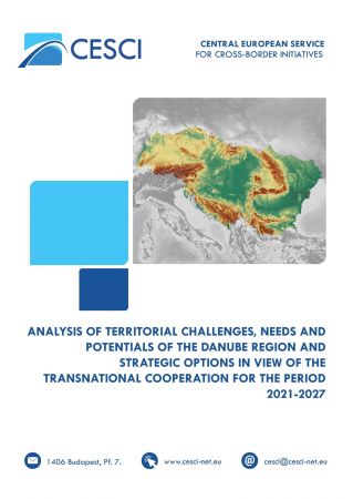 Analysis of territorial challenges, needs and potentials of the Danube Region and strategic options in view of the Transnational cooperation for the period 2021-2027