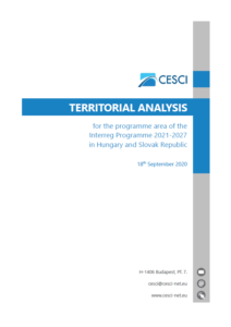 Territorial analysis of the programme area of the next Hungary-Slovakia Interreg CBC Programme