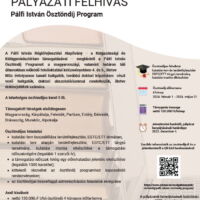 Pálfi István Ösztöndíj Program felhívása (2023)